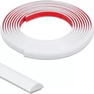 9.8피트 필 앤 스틱 트림 벽 가장자리 테두리 창틀 백스플래시 타일 유연성 및 자가 접착 위한 흰색 도색