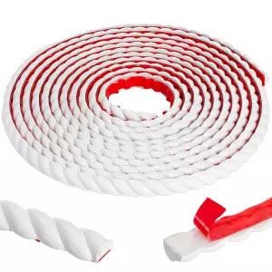 시디두 유연 성형 트림 벽용 16.4피트 필 앤 스틱 자체 접착 196.8인치 거울 창틀 캐비닛 가장자리 홈 데코