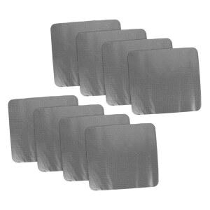 ULTECHNOVO 8pcs 자동차 측면 창문 햇빛 가리개 정적 접착 필름 자외선 차단 스티커 여름 가리개로 실내를 시원하게 유지합니다