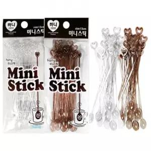 [에스에스_63]하니 일회용 커피스틱 미 일회용품 W