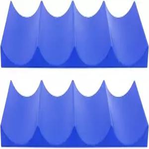 자 2Pc 병 스태킹 매트 캔 스태커 주방 캐비닛 및 냉장고 보관 랙 와인 홀더