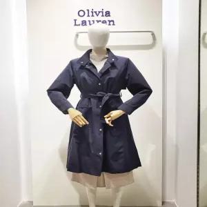 [올리비아로렌]여성 밴드넥 벨티드 트렌치코트 voceb5s2121 ECJ