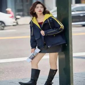 타노스여사친 가을 캐주얼 카디건 포켓 간절기 빅 후드 데일리룩 점퍼 기모 KUK3