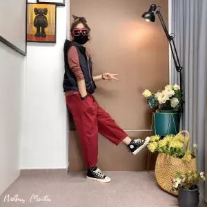 타노스여친 데님 가을 조끼 민소매 간절기 데일리룩 후드 카디건 KUK3