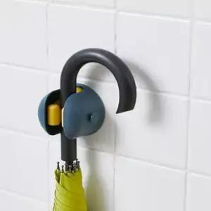 [JED] 블루그린 도어옷걸이 도어걸이 2p세트 벽걸이후크 우드후크 부착식 도어훅 청소도구걸이