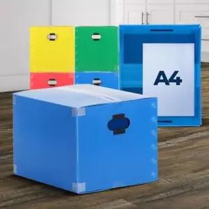 [JED] 택배박스 원룸 1호 짐정리 이사박스 기숙사 수납함 플라스틱 소형