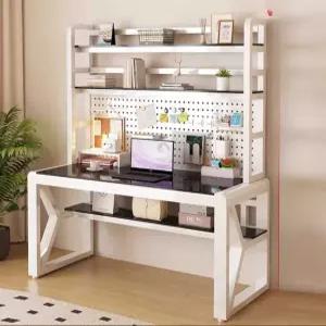 철제 타공판 책상 사무실 책장 원룸 데스크 선반 서재