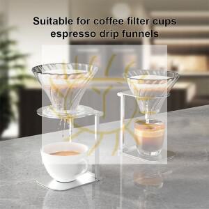 1개 커피 메이커 스탠드 휴대호환용 및 접이식 에스프레소 머신 베이스 사무실