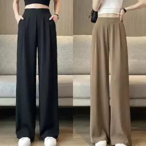 [옷자락]여자 오피스룩 데일리 편안한 와이드 슬랙스