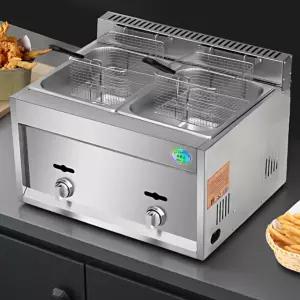 업소용 가스 튀김기 대용량 치킨 분식 식당용 핫도그 감자튀김