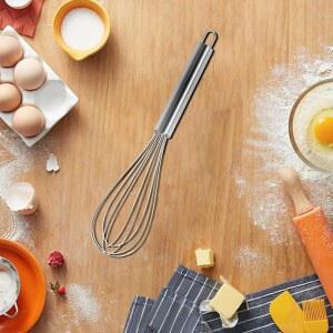 스테인리스 스틸 미니 거품기, 10인치 - 요리, 블렌딩, 혼합, 교반, 휘핑 및 비트용 주방 거품기 믹서, 프로더 교반기로서의 도구 식기세척기 안전