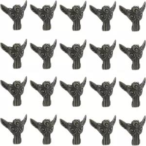 코샤르 20개 주얼리 박스 피트 레트로 디자인 장식 다리 DIY 상자 선물 우드