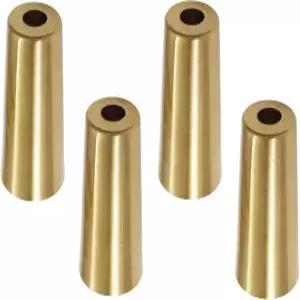 TTZEZE 4PCS 메탈 의자 다리 캡 가구 하단 커버 발 팁 원형 바닥 보호 테이블 소파 캐비닛 서랍 옷장