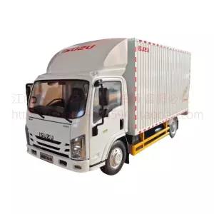 ISUZU 탑차 다이캐스트 택배차 이스즈 모형 냉동탑차 1대18