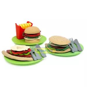햄버거 만들기 소꿉놀이 장난감 3종 생일선물 키즈카페 어린이용 유아용 유치원