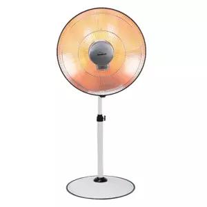 열가마 공업용 24인치 2.4KW 전도안 다용도 공장 매장 사무실 회전 난로히터 선풍기 기히터 타이머 각도조