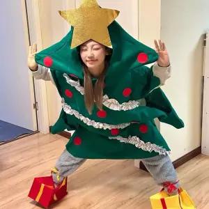 크리스마스 코스튬 트리 빅사이즈 코스프레 파티 단체복