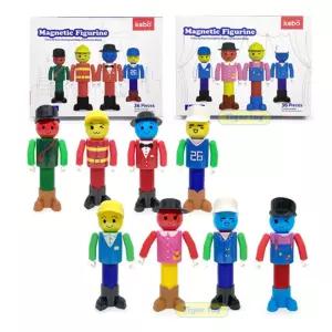 역할놀이 사람 캐릭터 자석 장난감 56pcs 키즈카페 창의력 생일선물 유치원 오감발달