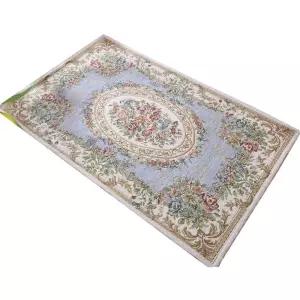 빈티지 카페트 자가드 원단 꽃무늬 현관 발매트 엔틱 서재 화장실 러그