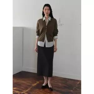 매장정품 SHESMISS 쉬즈미스 메리노 울 버튼 라운드넥 가디건_SSKCDQ14310 1426247