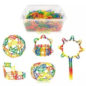 알록달록 거미줄모양 소프트 블럭 블록놀이 어린이날선물 유치원교구