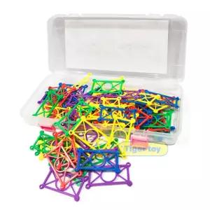 알록달록 거미줄모양 소프트 블럭 85pcs 블록장난감 어린이날선물 실내놀이완구