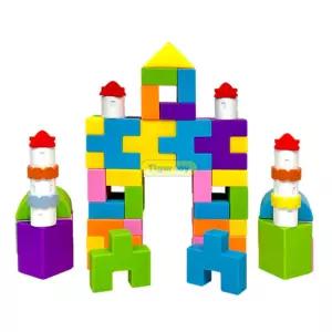 알록달록 컬러 소프트 블럭 83pcs 블록놀이 유아교구 교육용완구 생일선물 유치원