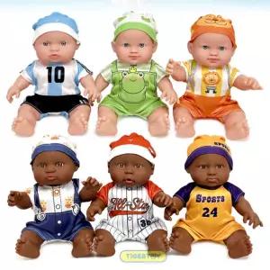 다문화 베이비 소프트 인형 6종세트 어린이선물 역할놀이완구 4세 5세 키덜트 여아