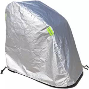 휠체어 커버 방수 두꺼운 벨벳 안감 실외 모빌리티 스쿠터 무료 휴대용 가방 포함 여행용 수납 파워 전동