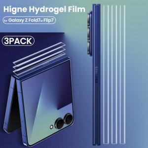 삼성 호환 Z 폴드7 플립7 5G 케이스호환용 중간 힌지 보더 보호대 3개 갤럭시 7 Z7 2025호환용 하이드로겔