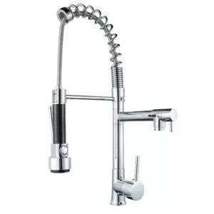 주방수전 스프링 회전 카페 업소용 싱크대 세면대 헤드 단일 분사형 원홀 절수