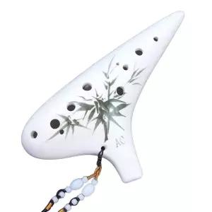 도자기 오카리나 알토 C 태피온 연주용 보관함 전문 배우기