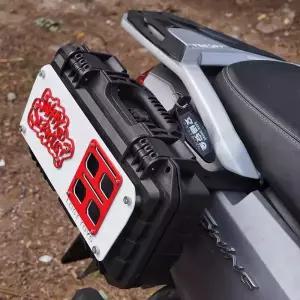 슈퍼 사이드박스 바이크 리어박스 오토바이 직사각형