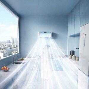 주방 화장실 벽걸이 냉풍기 화이트 여름철 공간 점장 모델 냉풍 전용 BL