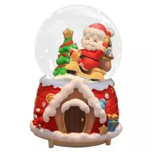 대형스노우볼 크리스마스 스노우 워터볼 트리 뮤직박스
