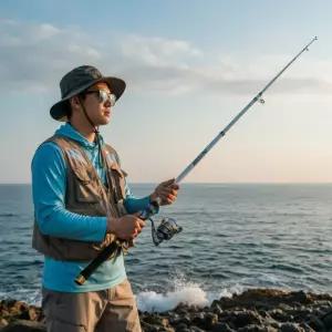 sh) 휴대용 원투 3m 초보용 낚시대 세트 낚싯대 민물 바다 루어대