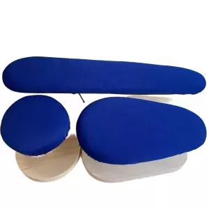 미니 스탠드 다림판 소형 나무 다리미 판 허리 둥근 대 우마판 다림질판