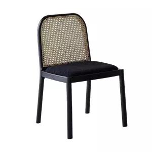 라탄식탁의자 편한의자 식탁 원목의자 고무나무