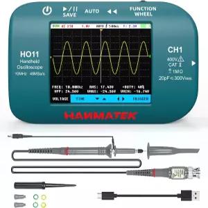 한마텍 HO11 휴대용 디지털 오실로스코프 - 10MHz 대역폭 48MSa/s 고정밀 샘플링 2.8인치 TFT 디스플레이