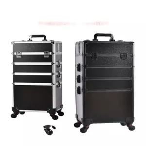 대용량 메이크업 박스 화장품 파우치 네일 트롤리