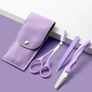 눈썹빗가위 눈썹 정리 관리 도구 손질 눈썹칼 트위서 핀셋 세트