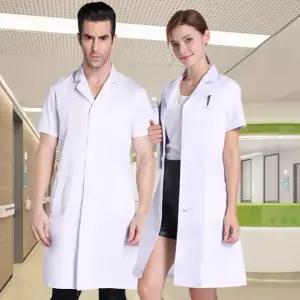 실험복 초특대 가운 약국 연구원 긴팔 유니폼 남성 병원