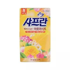 티슈형 아로마시트 섬유유연제 샤프란 코튼블로섬 30