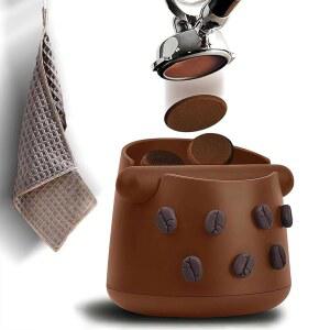 브라운 커피 노크박스 미끄럼방지 고무베이스 홈카페 용품