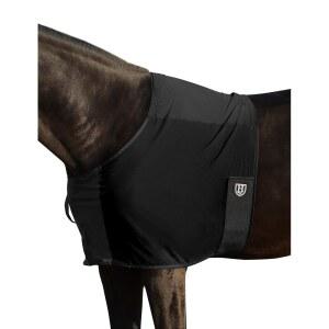 해리슨 하워드 세련된 나일론과 신축성 있는 말 어깨 보호대 경량 통기성 보호 가슴 블랙