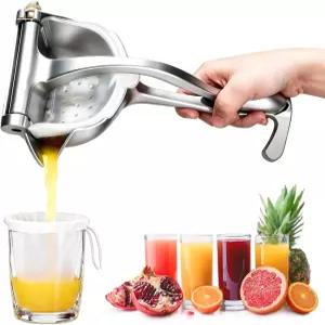 핸드 착즙기 압착기 2026 업그레이드 과일 분리 가능한 필터와 인체공학적 그립을 갖춘 메탈 프레스 레몬