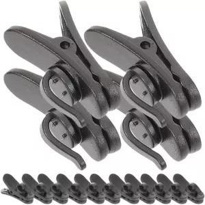 뷰프리티 스몰 마이크 클립 이어폰 와이어 관리용 코드 칼라 15Pcs 회의 프레젠테이션 녹화를 위한 안전한