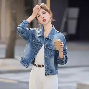 청 빈티지 봄 자켓 핫피스 코트 여자재킷 상의 원템1