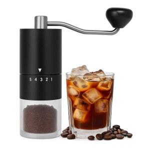 수동 커피 그라인더 세라믹버 5단조절 캠핑 휴대용 원두분쇄기