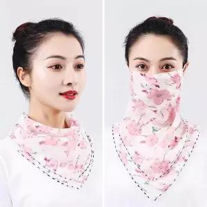 [콩심팥심]겸용 핑크 마스크 스카프 천마스크